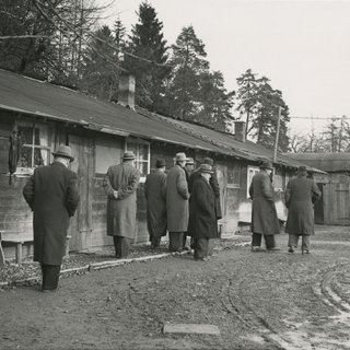 Wohnungsnot in der Nachkriegszeit: Barackenlager Büsnau (Quelle: Stadtarchiv Stuttgart)