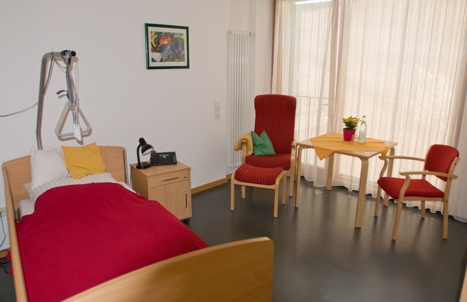 Ein Pflegezimmer im Haus am Kappelberg.