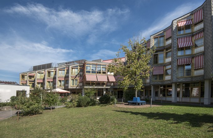 Das Gebäude der Else-Heydlauf-Stiftung von außen