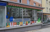 Das Gebäude des Ausbildungszentrums von außen.