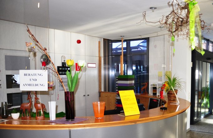Empfangsbereich des Haus am Weinberg