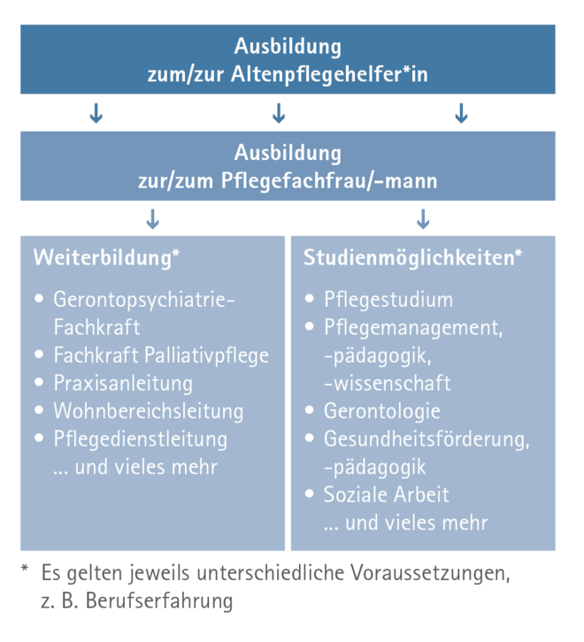Infografik Altenpflegehilfe